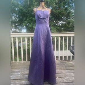 Purple David’s Bridal Prom Dress Size 8